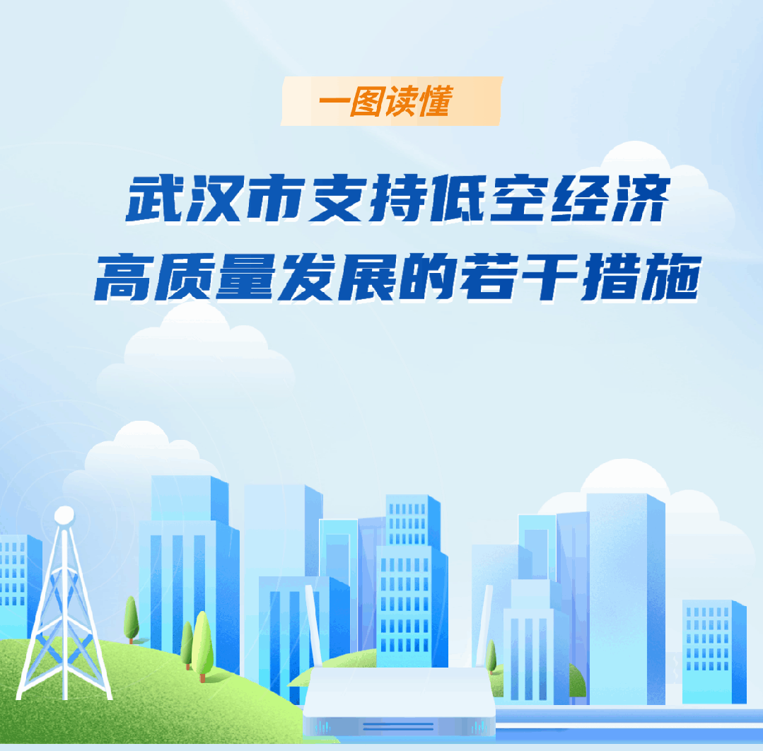 一图读懂武汉市支持低空经济高质量发展的若干措施